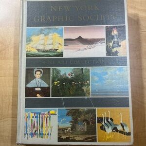 Vintage "New York Graphic Society" Coffee Table Book 1986 Fine Art Collections